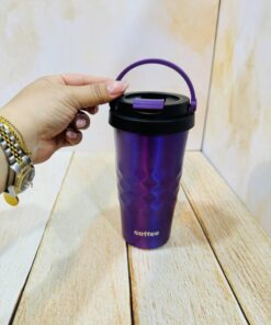 تراول ماگ سطلی دسته دار برند COFFEE کد 2299