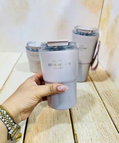 تراول ماگ دوحالته بند دار در شفاف برند سیتارا Sitarayuri سه حجم کد 2305