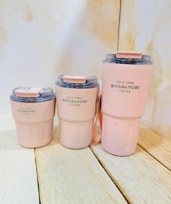 تراول ماگ دوحالته بند دار در شفاف برند سیتارا Sitarayuri سه حجم کد 2305