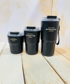 تراول ماگ دوحالته بند دار در شفاف برند سیتارا Sitarayuri سه حجم کد 2305