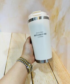 تراول ماگ بند دار استیل سیتارا SITARAYURI کد 2308