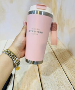 تراول ماگ بند دار استیل سیتارا SITARAYURI کد 2308