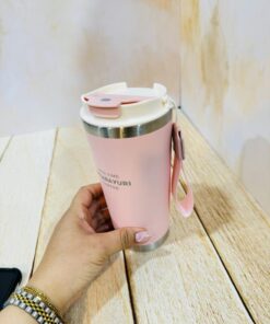 تراول ماگ بند دار استیل سیتارا SITARAYURI کد 2308