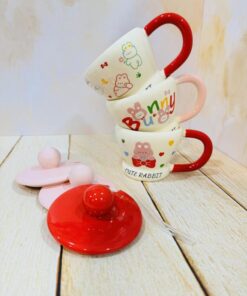 ماگ فانتزی خرگوش نی دار در برجسته کد 2314