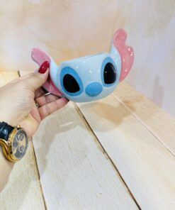 ماگ دست ساز استیج سه طرح آبی کد 2318