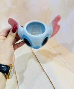 ماگ دست ساز استیج سه طرح آبی کد 2318