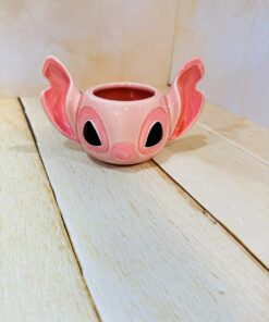 ماگ دست ساز سرامیکی استیج صورتی کد 2319