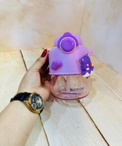 قمقمه عروسکی فانتزی نی دار 650 میل کد2324