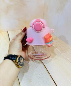 قمقمه عروسکی فانتزی نی دار 650 میل کد2324