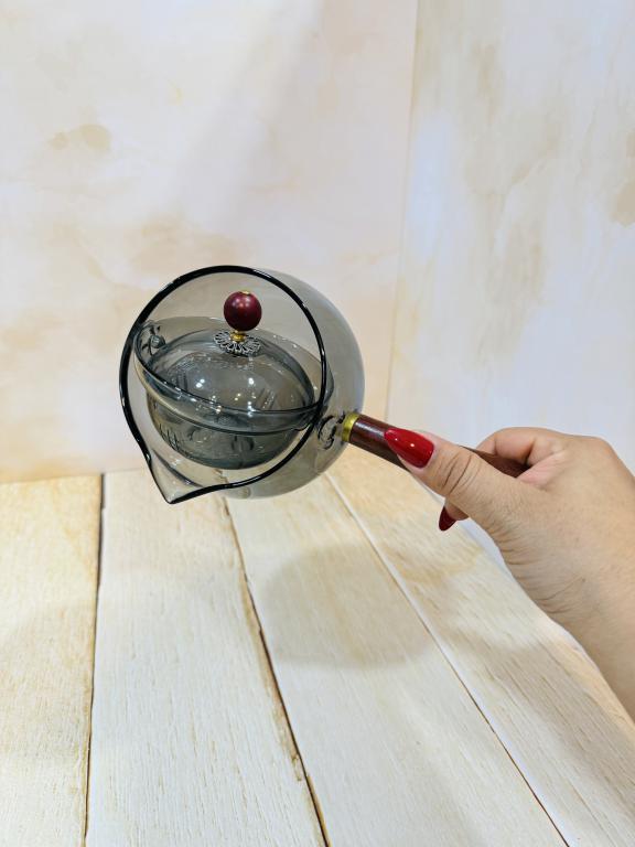 قوری ژاپنی 360 درجه پیرکس دمنوش خوری کد 2329