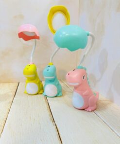 چراغ مطالعه فانتزی دایناسور رنگی کد 2334