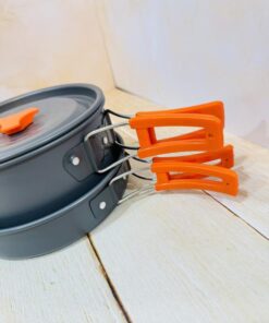 ست قابلمه و کتری سفری کمپینگ تفلون کد 2342