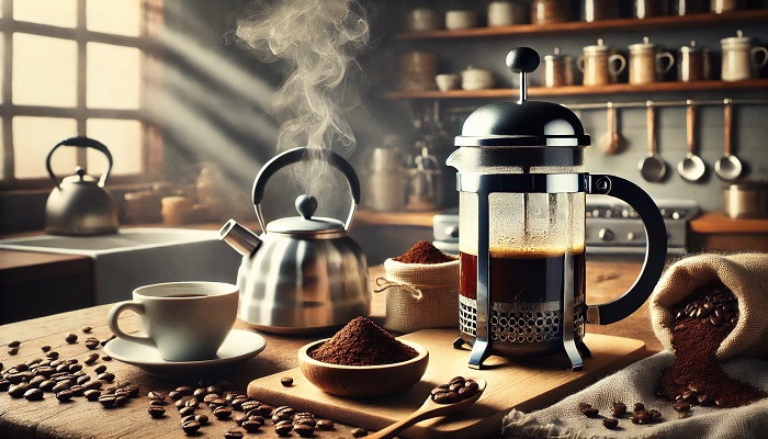 طرز تهیه قهوه با فرنچ پرس