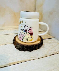 ماگ درپیچی فانتزی CUTEحیوانات کد 2347