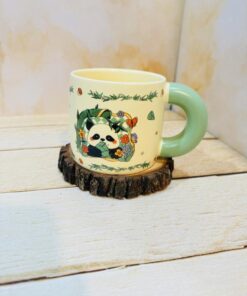 ماگ فانتزی دسته پهن طرح پاندا تپلی کد 2349