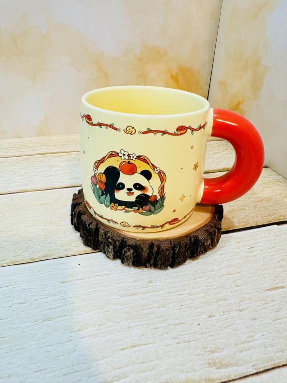 ماگ فانتزی دسته پهن طرح پاندا تپلی کد 2349