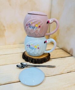 ماگ سرامیکی طرح فلامینگو کد 2350