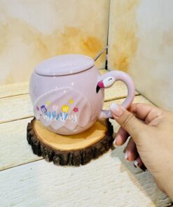 ماگ سرامیکی طرح فلامینگو کد 2350
