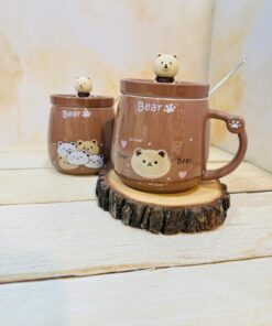 ماگ فانتزی طرح خرس برجسته Bear کد 2352