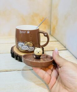 ماگ فانتزی طرح خرس برجسته Bear کد 2352