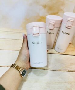 تراول ماگ درقفلی برند Beilifu رنگی مات سه حجم کد 2359