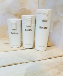 تراول ماگ درقفلی برند Beilifu رنگی مات سه حجم کد 2359