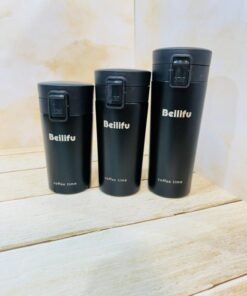 تراول ماگ درقفلی برند Beilifu رنگی مات سه حجم کد 2359