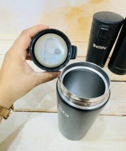 تراول ماگ درقفلی برند Beilifu رنگی مات سه حجم کد 2359