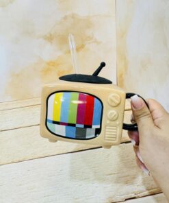 ماگ سرامیکی نی دار طرح تلویزیون TVکد 2361