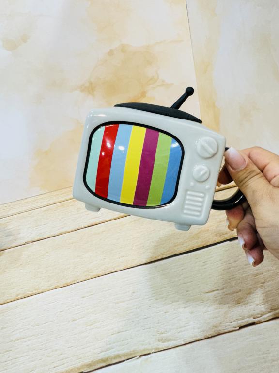 ماگ سرامیکی نی دار طرح تلویزیون TVکد 2361