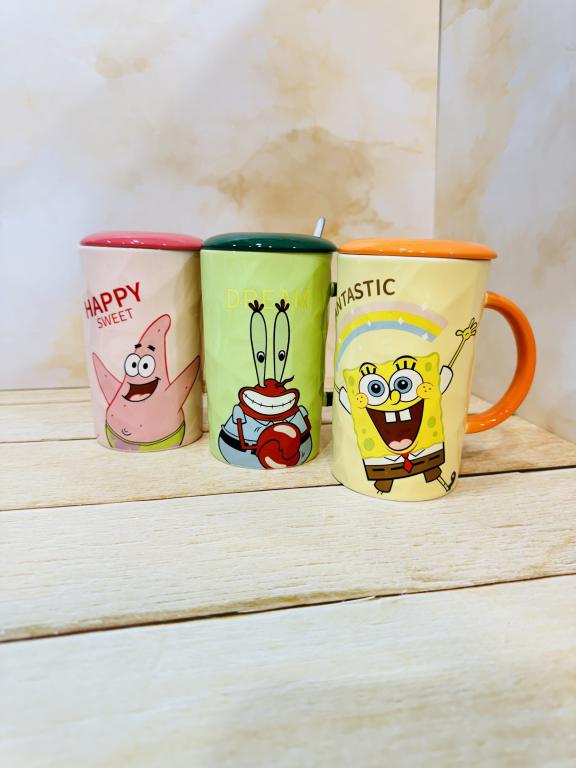 ماگ فانتزی طرح باب اسفنجی و دوستاش کد 2363