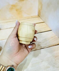 شات قهوه چوبی طرح بشکه دوحجم کد 2364