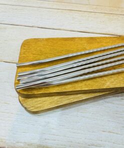 قاشق نی دار طرح اشکی مسی کد 2371