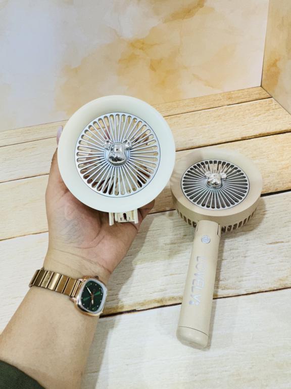 مینی فن پنکه شارژی تاشو طرح تدی خرسی کد 2384