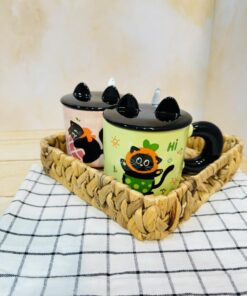 ماگ در برجسته گربه گوش دار کد 2387