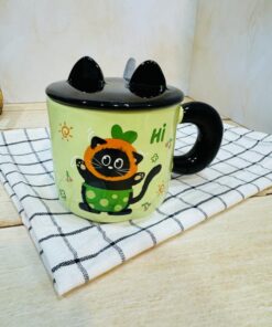 ماگ در برجسته گربه گوش دار کد 2387