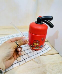 ماگ کپسولی قرمز طرح تدی کد 2389