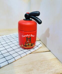 ماگ کپسولی قرمز طرح تدی کد 2389