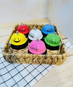 زنگ استیل رومیزی طرح دار کد 2391