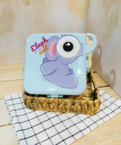 ظرف غذای اورجینال داخل استیل طرح حیوانات کد 2394