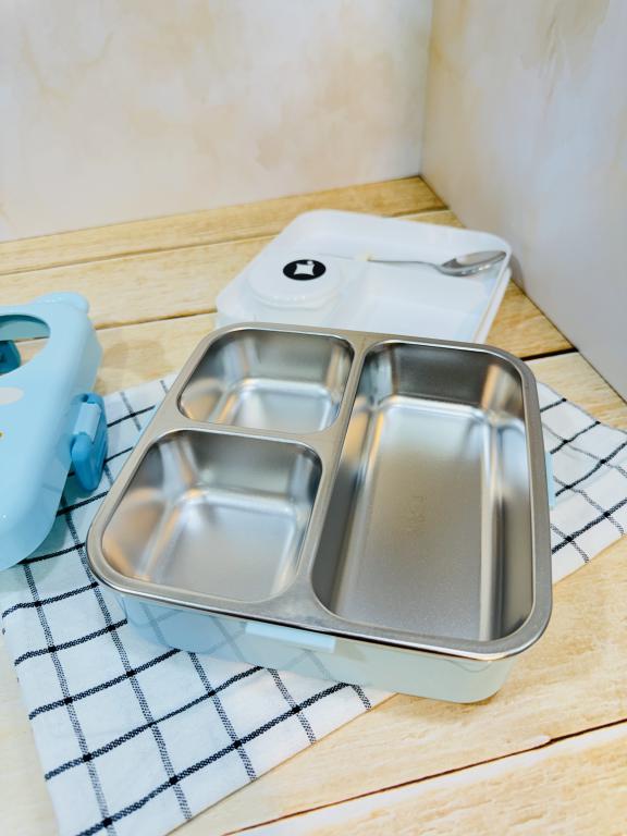 ظرف غذای اورجینال داخل استیل طرح حیوانات کد 2394