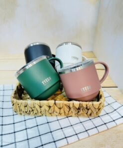 ماگ لیوانی استیل دوجداره رومیزی کد 2395