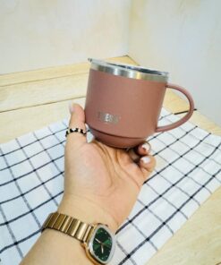 ماگ لیوانی استیل دوجداره رومیزی کد 2395