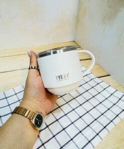 ماگ لیوانی استیل دوجداره رومیزی کد 2395