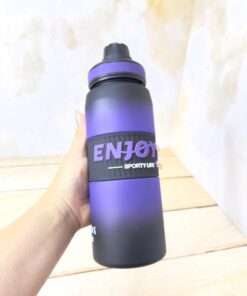 قمقمه ورزشی اورجینال برند ENJOY دورنگ 750 کد 2405