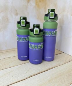 قمقمه دسته دار سه حجم بنفش برند Vibrant کد 2420