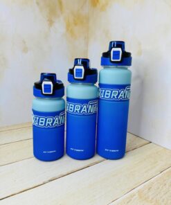 قمقمه دسته دار سه حجم آبی برند Vibrant کد 2422