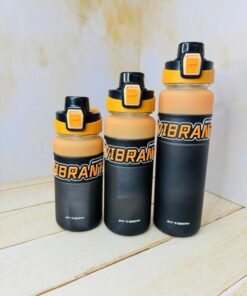 قمقمه دسته دار سه حجم نارنجی برند Vibrant کد 2423