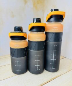 قمقمه دسته دار سه حجم نارنجی برند Vibrant کد 2423