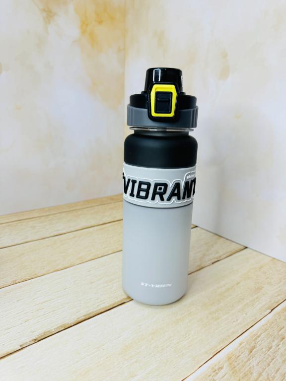 قمقمه دسته دار سه حجم طوسی برند Vibrant کد 2424